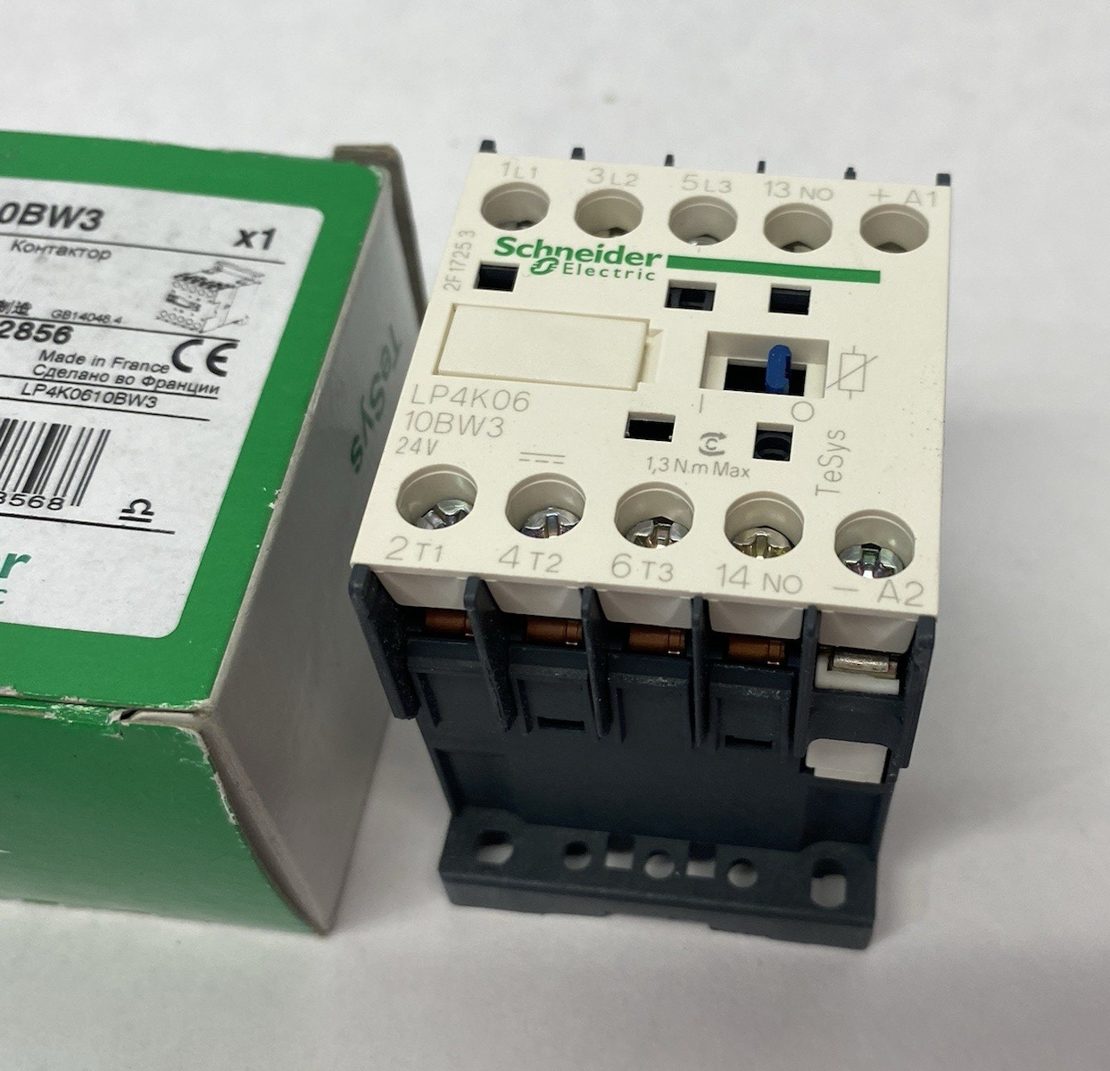 Schneider Electric LP4K0610BW3 Contactor, TeSys K, 3P, AC-3, lt or eq to 440V - Maverick Industrial Sales