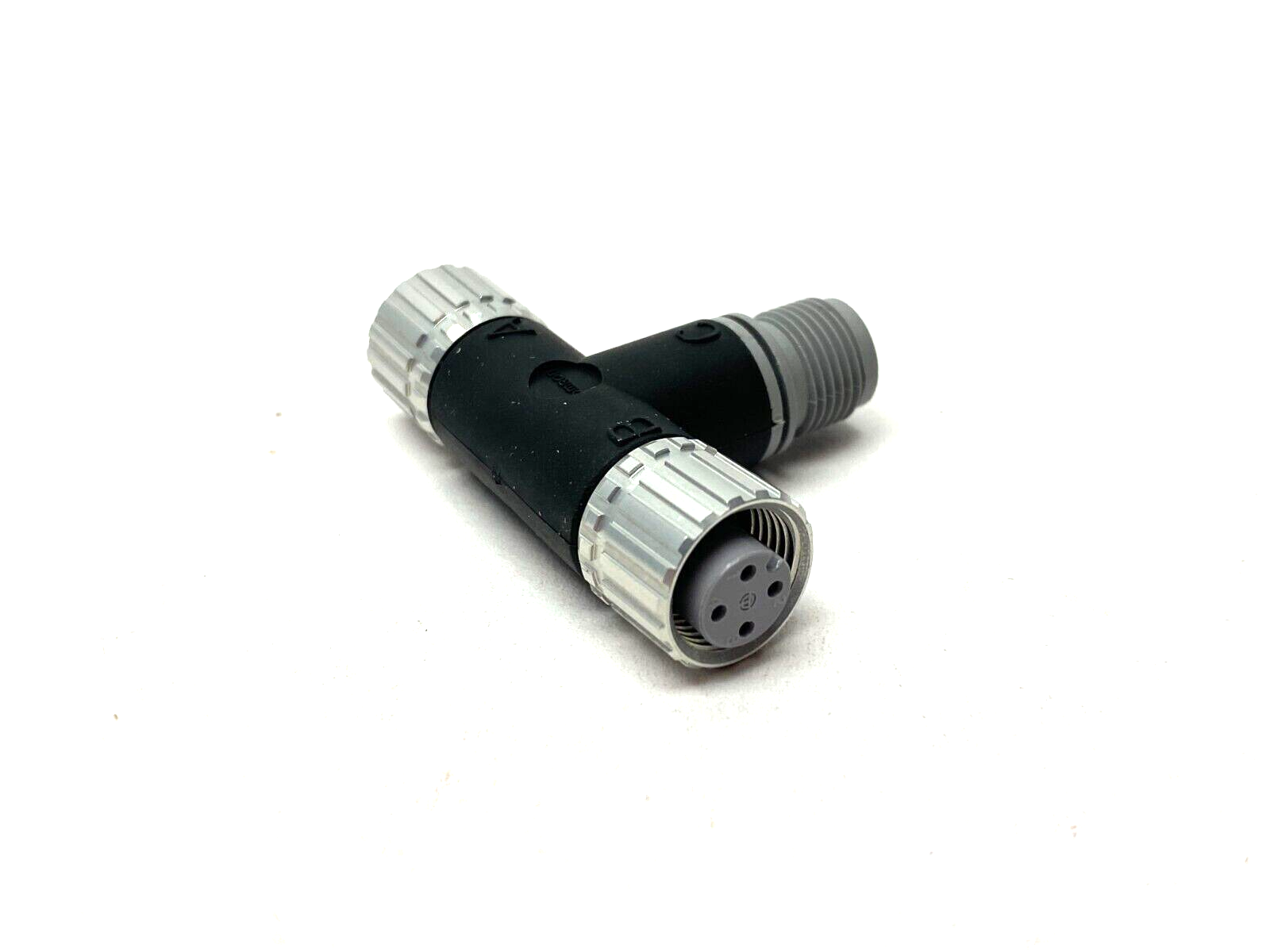 SMC LEC-GCD Branch Cable Connector 4-Pin Male to 2x Female - Maverick Industrial Sales