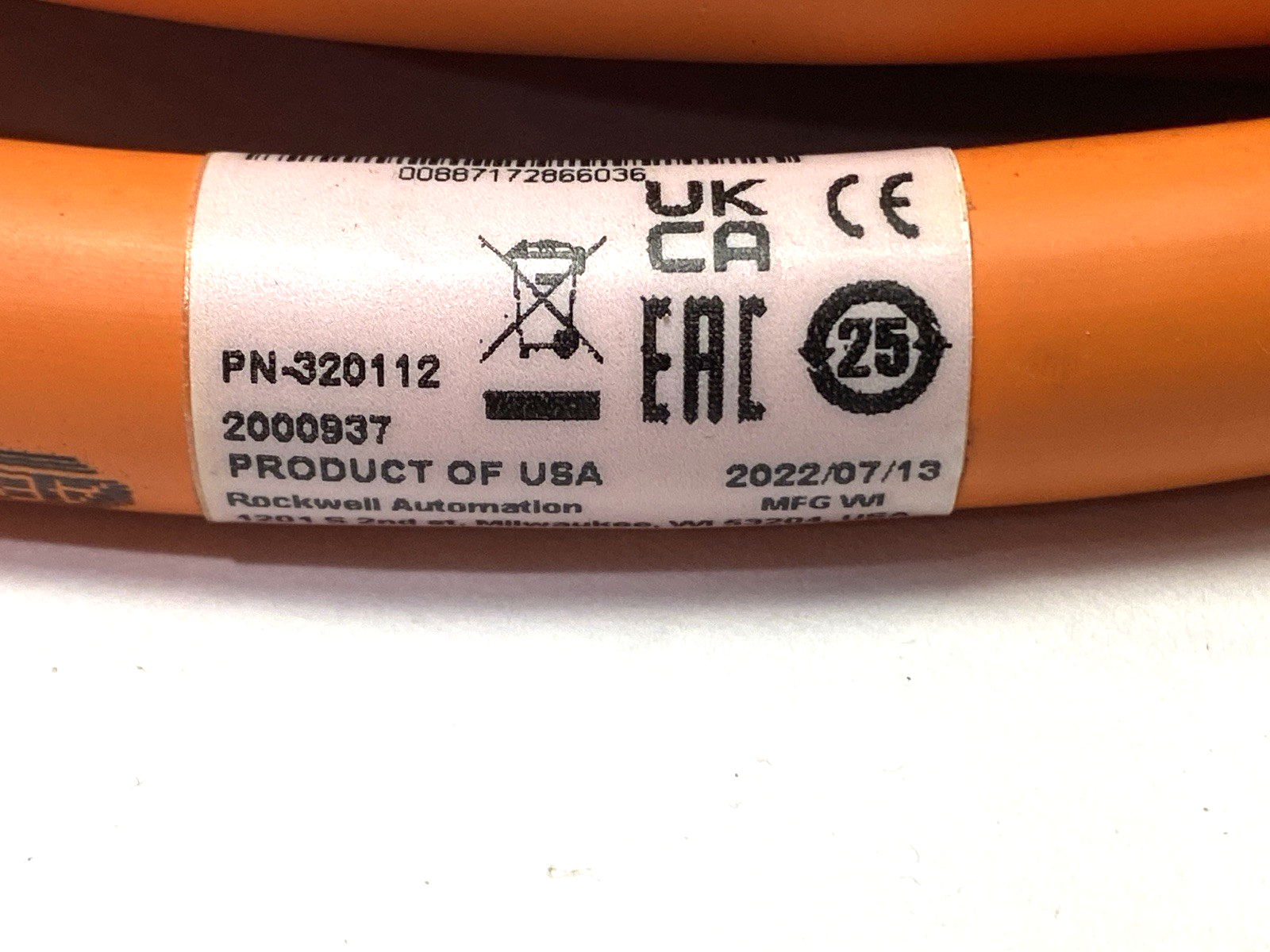 Allen Bradley 2090-CSBM1DE-14AA10 Ser. A Kinetix Motor Power Cable 10m - Maverick Industrial Sales