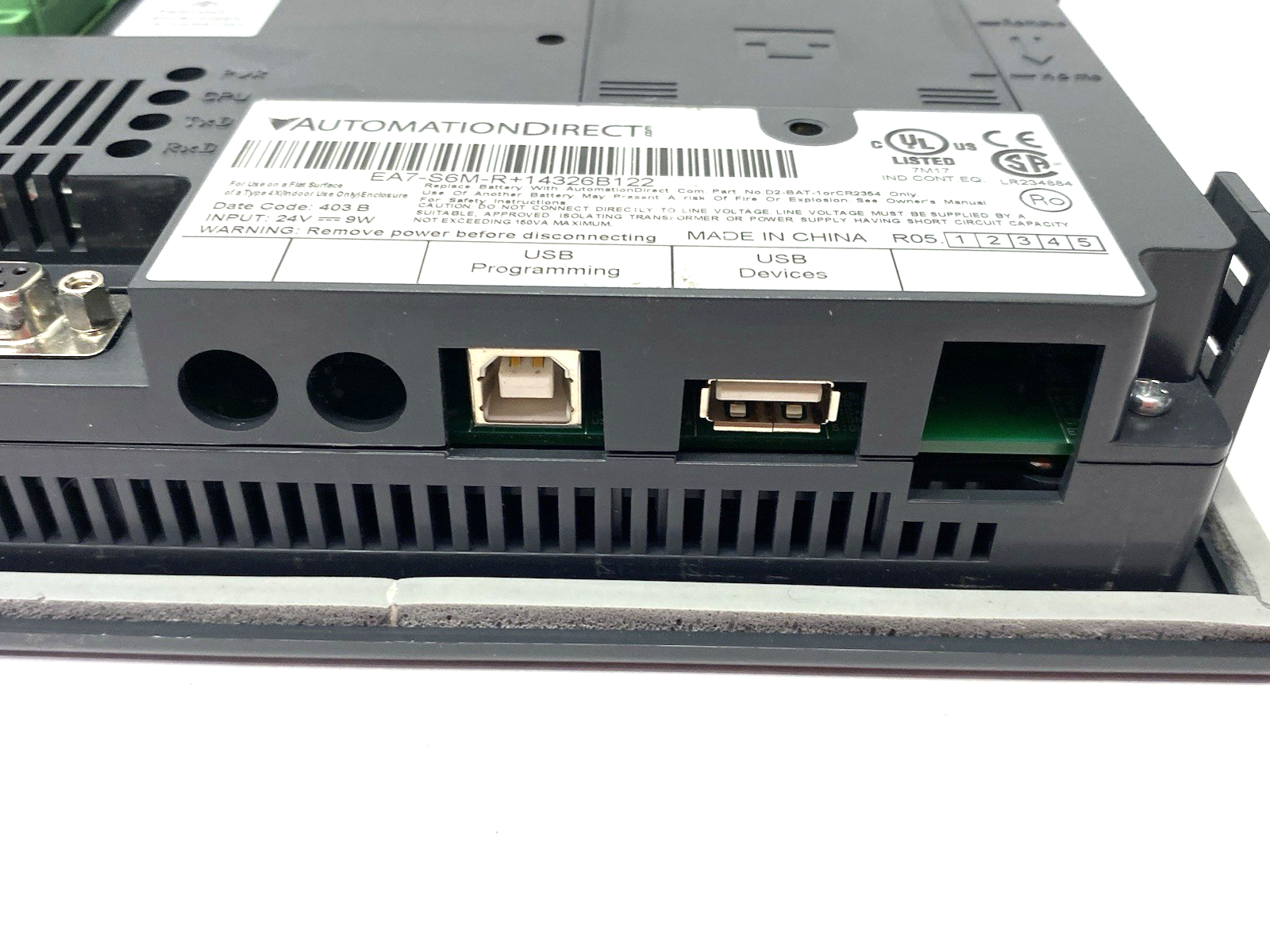 EA7-S6M-R | Automation Direct C-more EA7 Series Touch Screen HMI, 6" Grayscale - Used - Maverick Industrial Sales