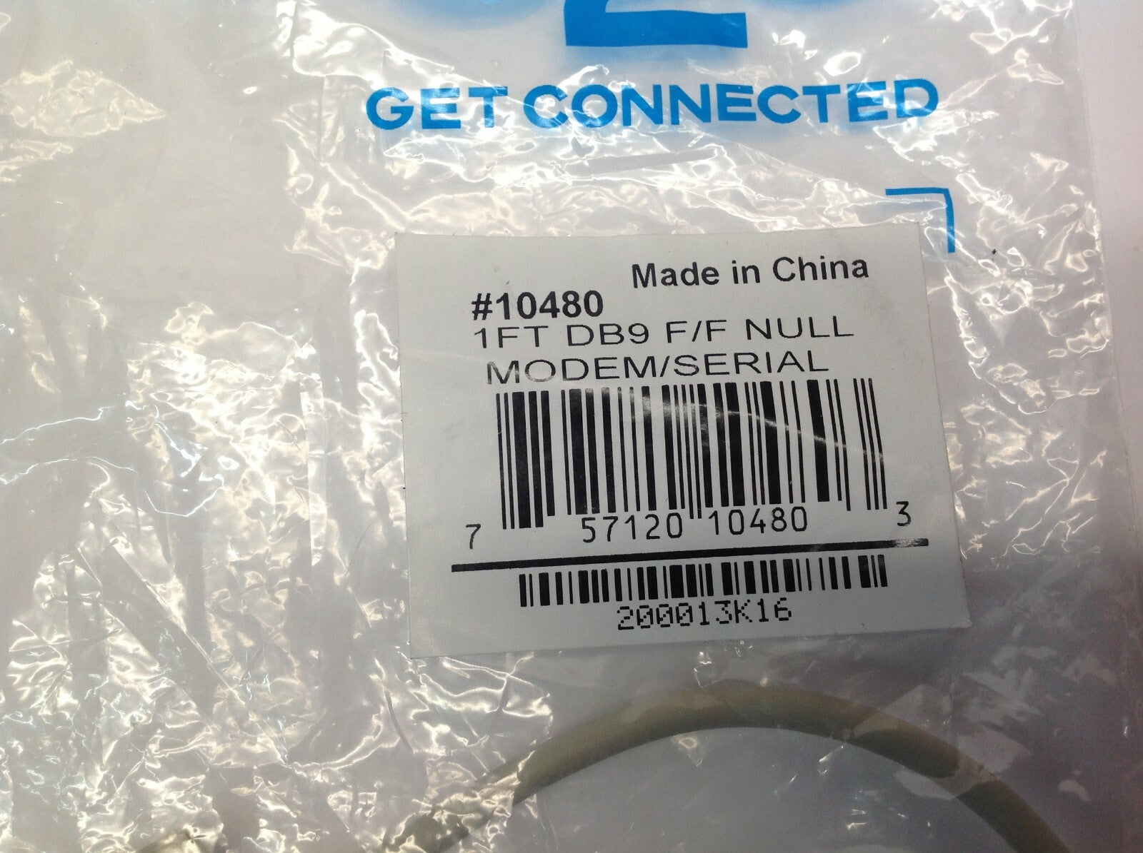 C2G 10480 1FT DB9 F/F Null Modem/Serial - Maverick Industrial Sales