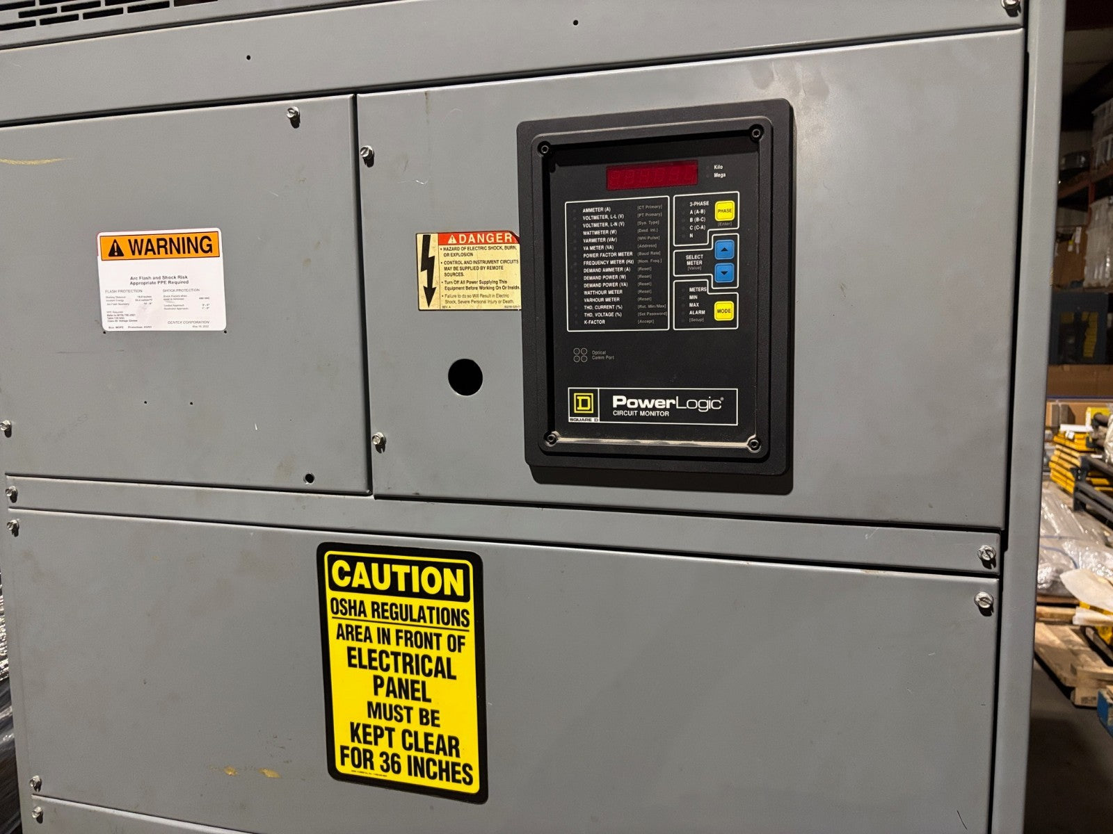 Square D QED 2 Power Style Switchboard 3000A PowerLogic Circuit Monitor 600V - Maverick Industrial Sales