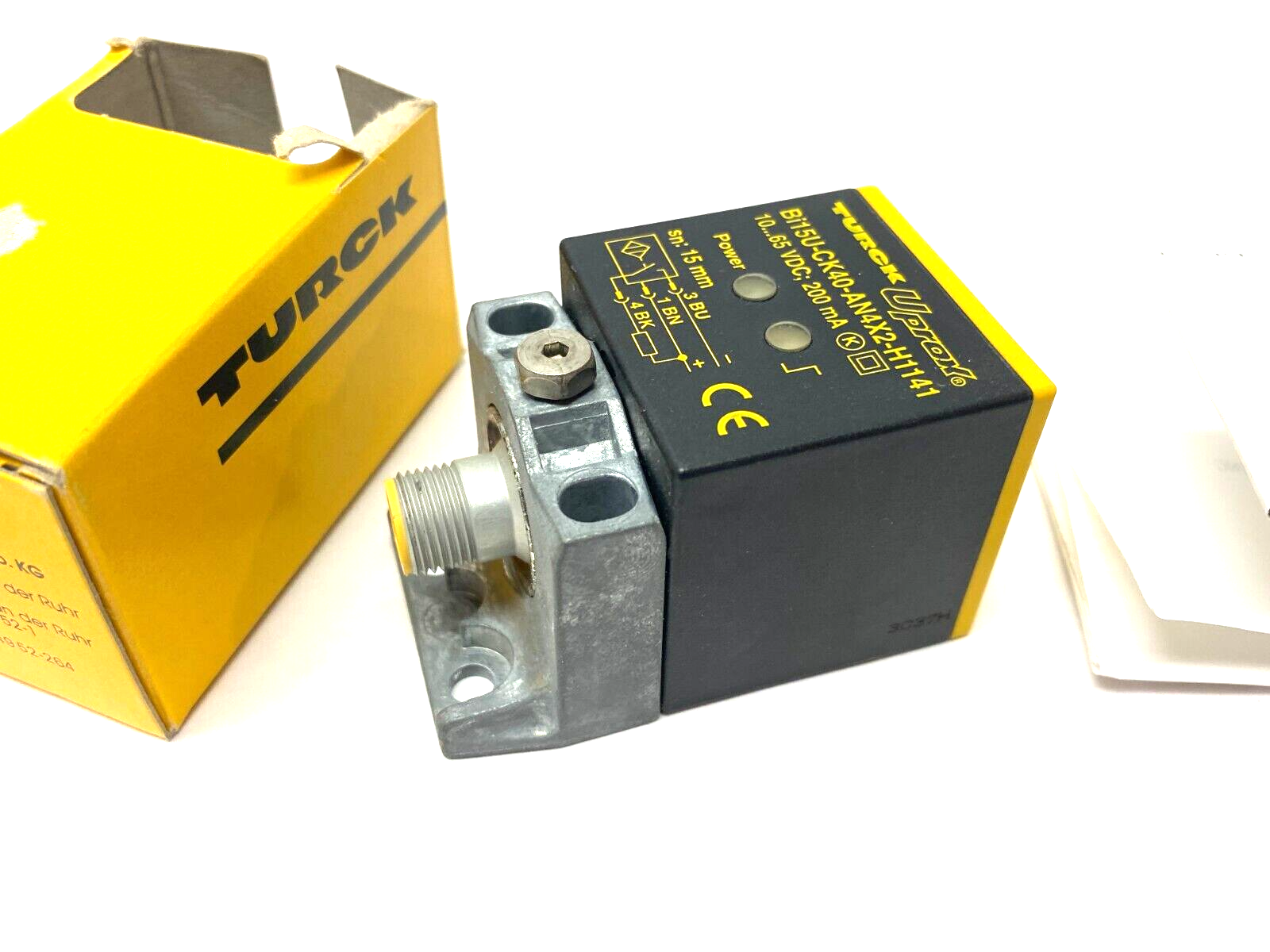 Turck Bi15U-CK40-AN4X2-H1141 uprox 40mm Inductive Cube Sensor 10-65VDC - Maverick Industrial Sales