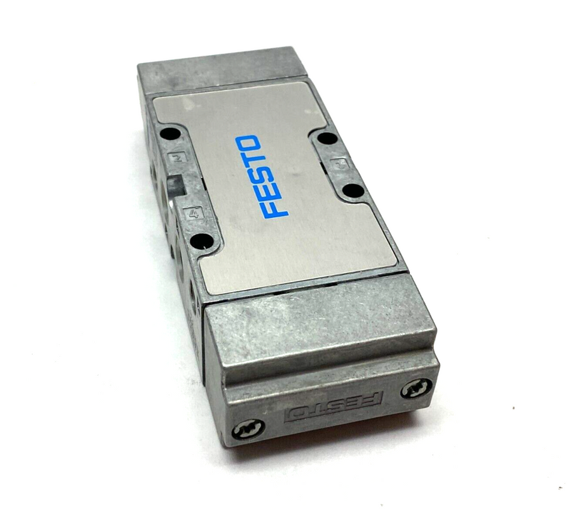 Festo J-5-1/4-B Pneumatic Valve 5/2 Double Solenoid 1/4" Ports 14295 - Maverick Industrial Sales