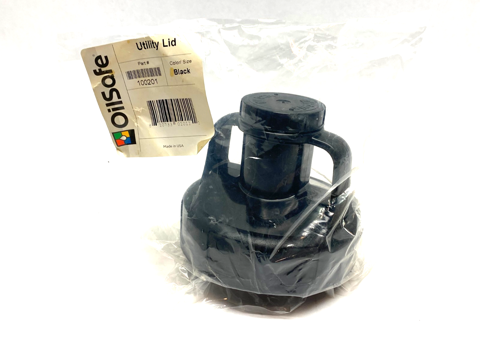 100201 | Oilsafe Utility Lid, Black, 48mm Opening - New - Maverick Industrial Sales