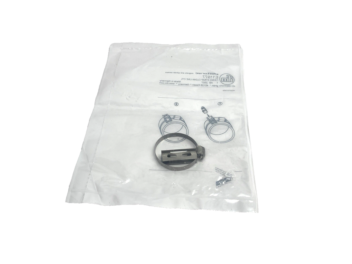 ifm E11977 Fixing Strap For Smooth Body Cylinder FIXING STRAP CLEAN-LINE CYL 2PK - Maverick Industrial Sales