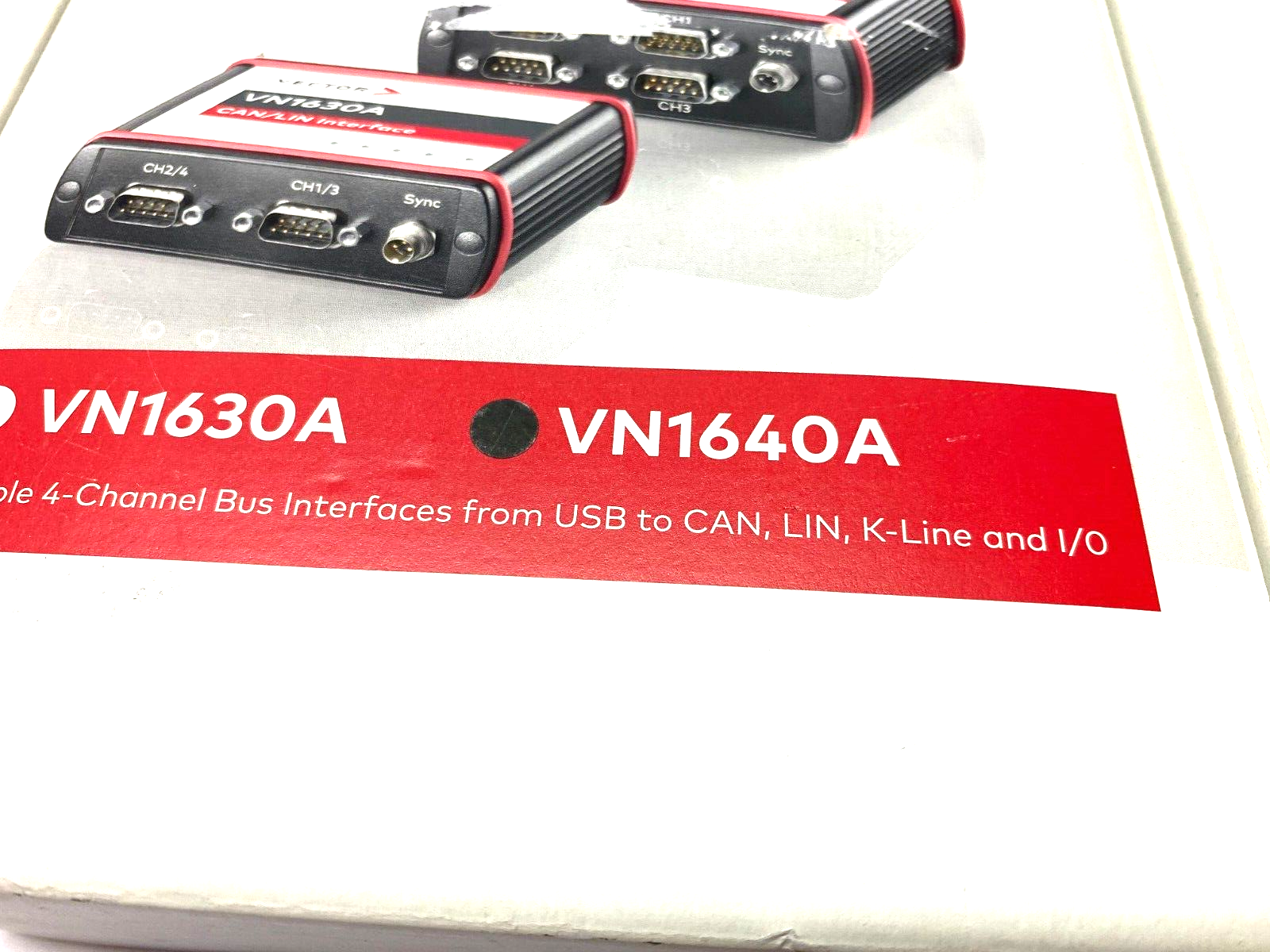Vector VN1640A Flexible 4-Channel CAN/LIN Bus Interface Module - Maverick Industrial Sales