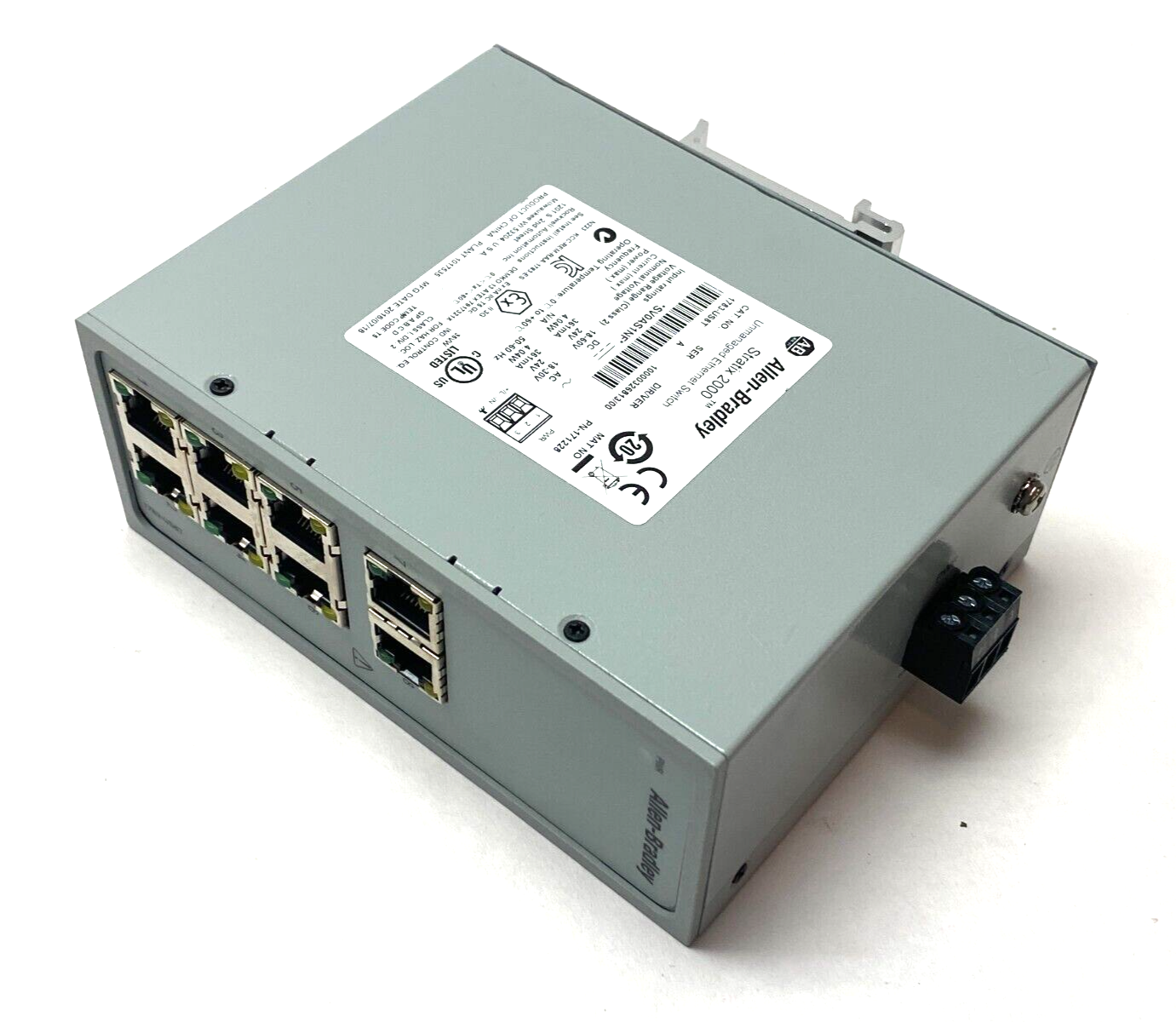 Allen Bradley 1783-US8T Ser. A Stratix 2000 Unmanaged Ethernet Switch 8-Port - Maverick Industrial Sales