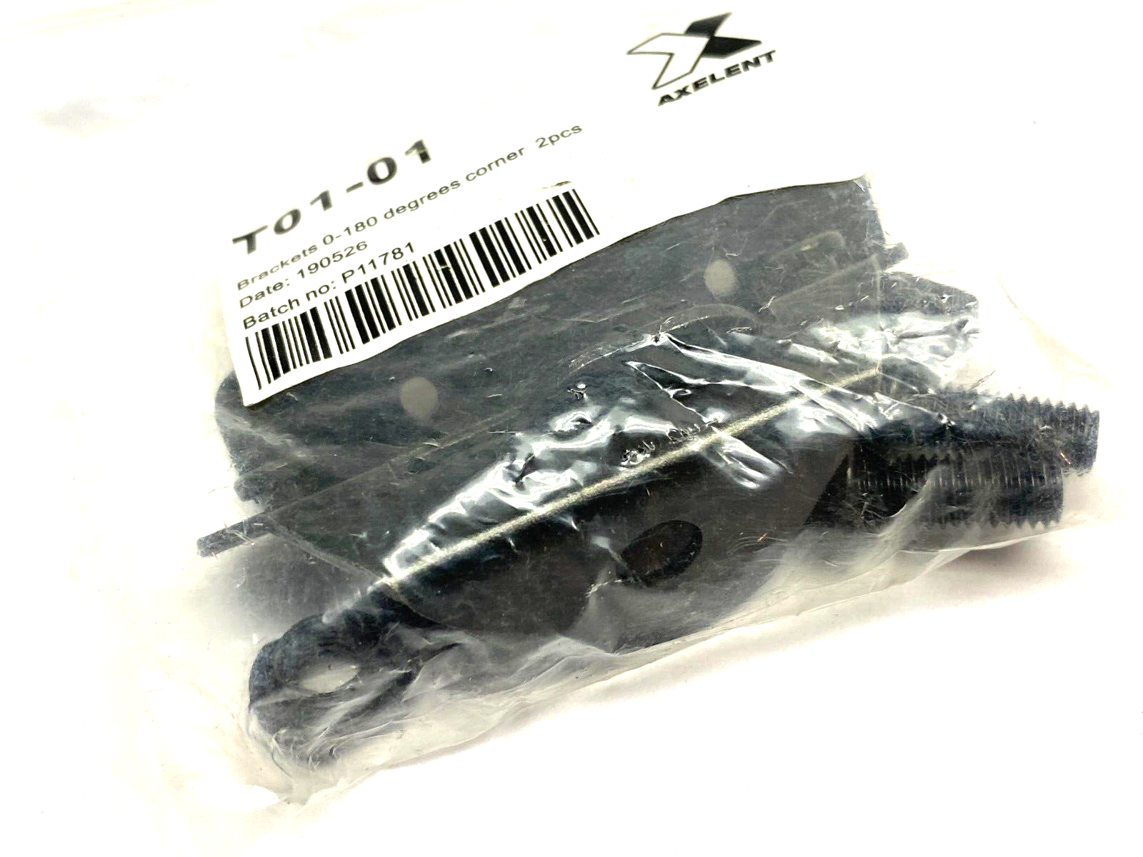 Axelent T01-01 Bracket Kit 0-180 Degrees Corner PKG OF 2 - Maverick Industrial Sales