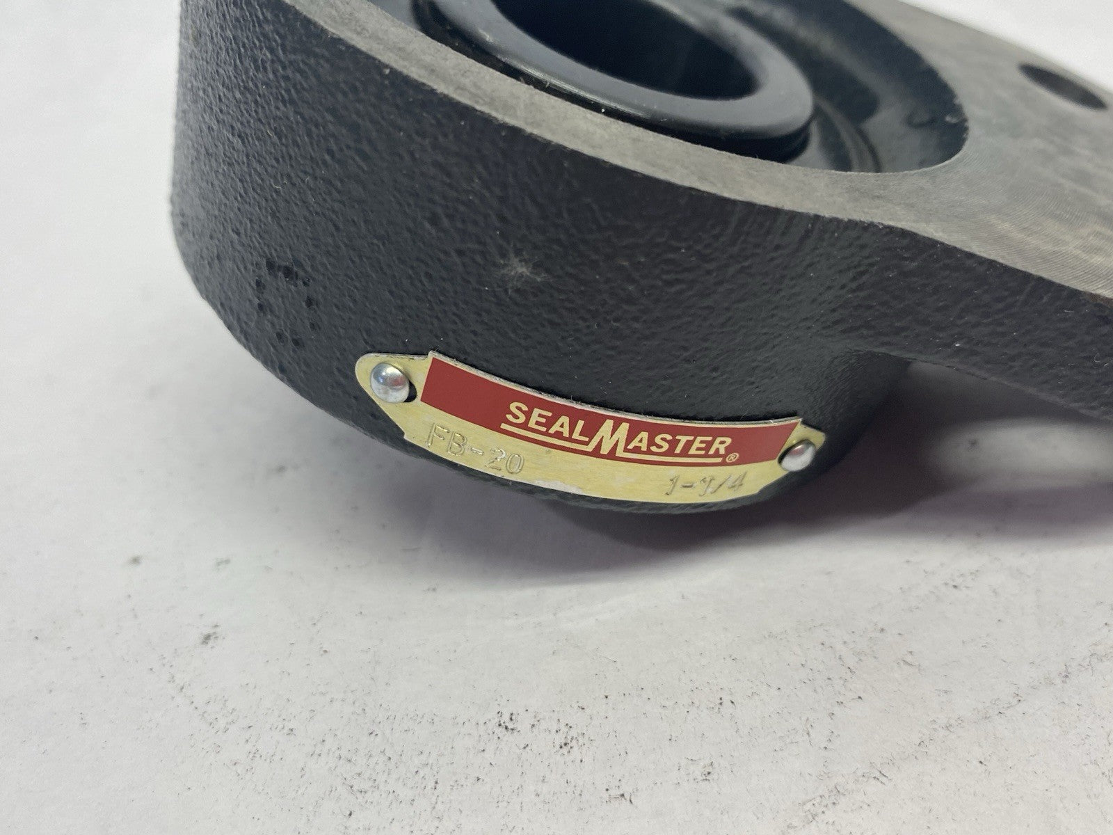 SealMaster FB-20 Three-Bolt Mounted Bearing Unit, Set Screw Gold Line, 1-1/4" - Maverick Industrial Sales