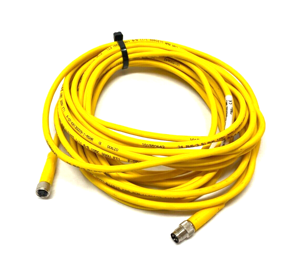 Turck PKG 3M-7-PSG 3M Picofast Double Ended Cordset M8 3-Pin M to F U-33409 - Maverick Industrial Sales