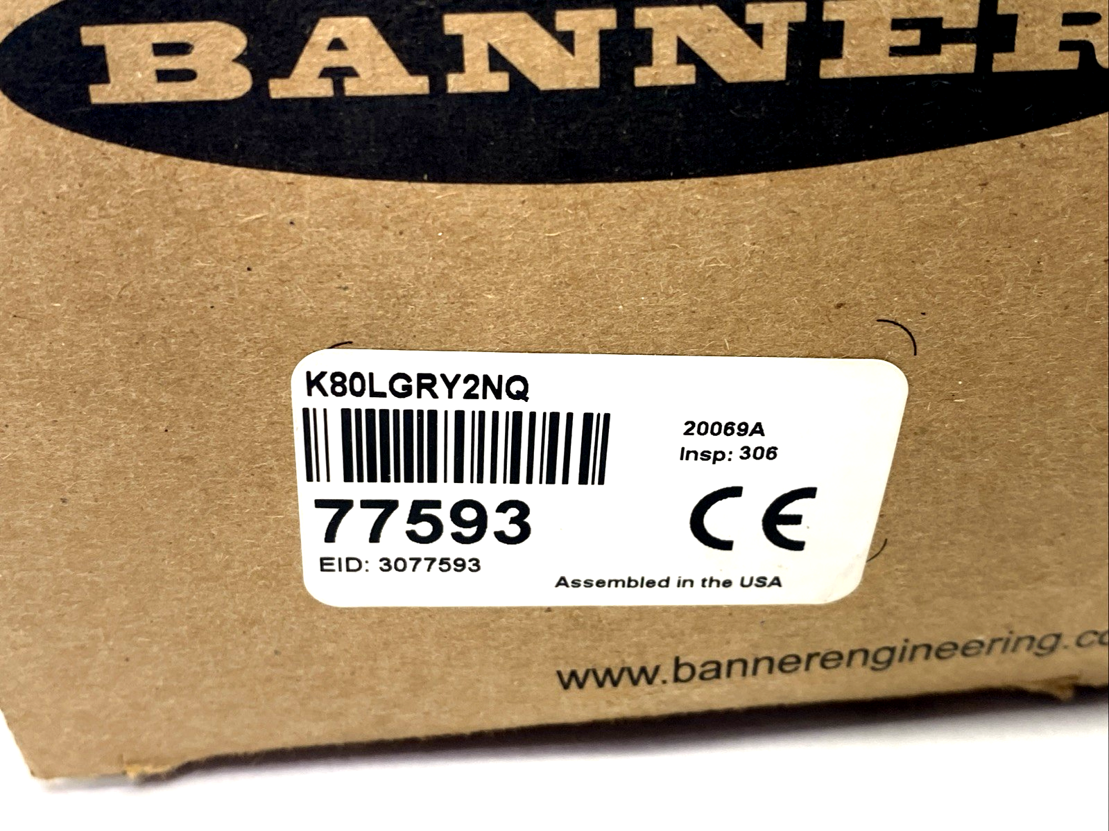 Banner K80LGRY2NQ 3-Color Multi-Function Indicator, Green Red Yellow, 77593 - Maverick Industrial Sales