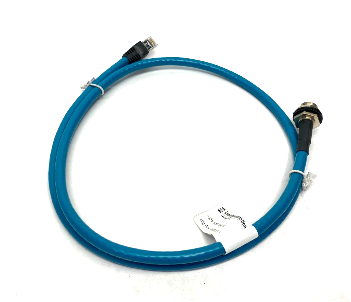 Lumberg 0985 656 104/1M Ethernet Cordset M12 8-Pin to RJ45 900000451 - Maverick Industrial Sales