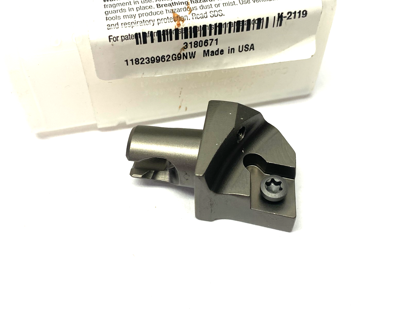 Kennametal 3180671 KM Micro™ Cutting Unit SCLC-95° S-Clamping KM16SCLCL0920HPC - Maverick Industrial Sales