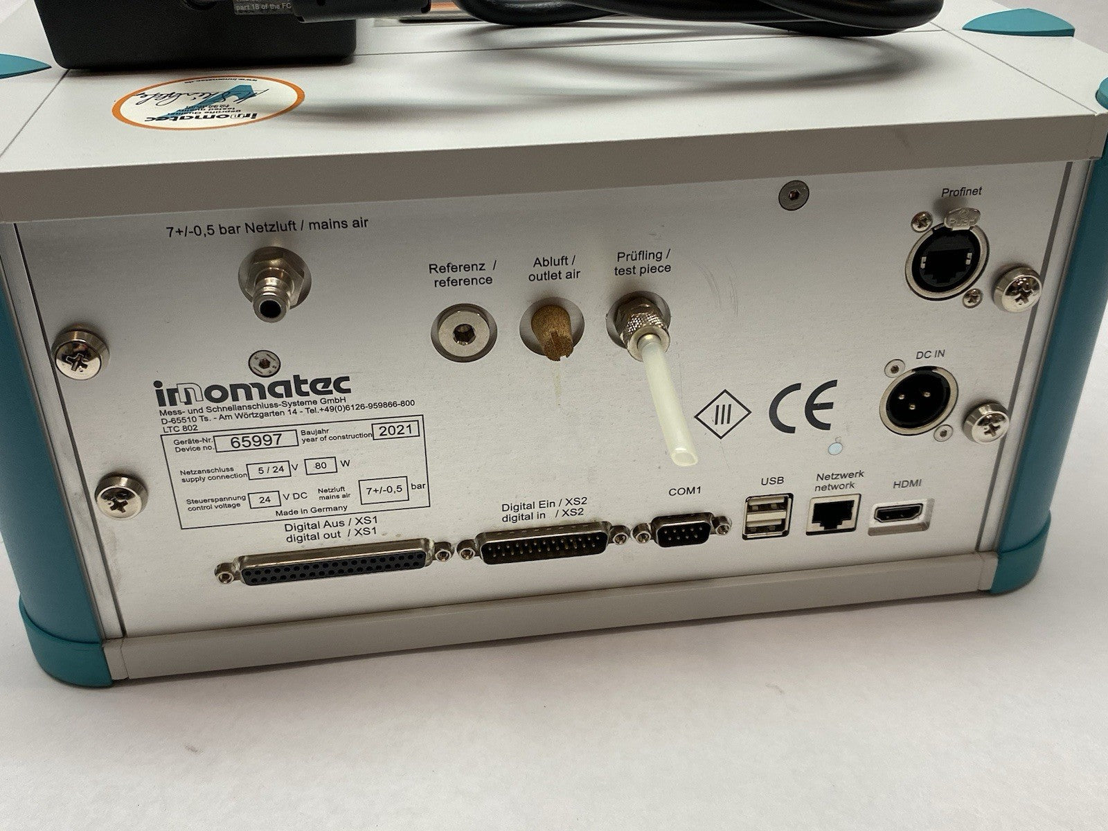 Innomatec LTC-802 Single Channel Leak Test Computer, Configurable - Maverick Industrial Sales