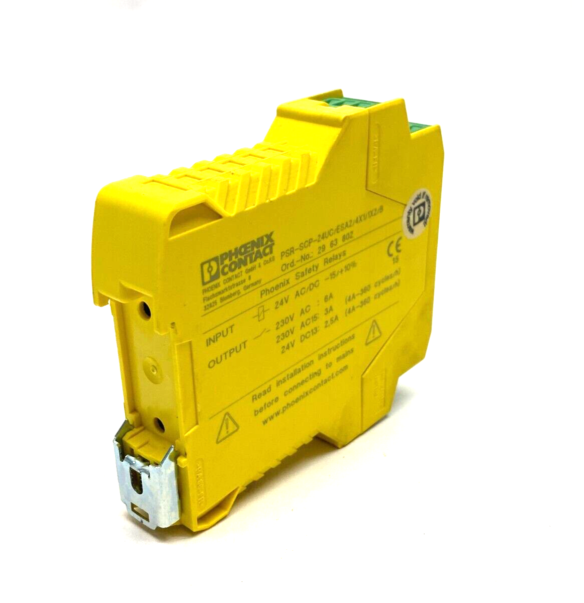 Phoenix Contact PSR-SCP-24UC/ESA2/4X1/1X2/B Safety Relay Single-Channel 2963802 - Maverick Industrial Sales