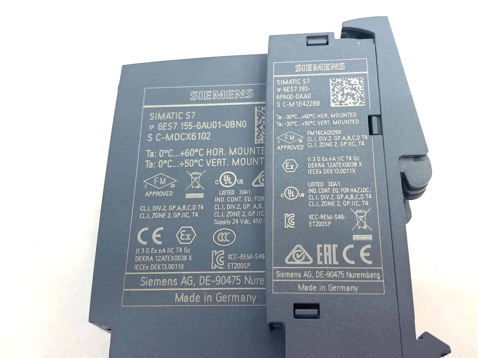 6ES7155-6AU01-0BN0 | Siemens SIMATIC ET 200SP Interface Mod. w/ 6ES7193-6AR00-0AA0 - Used - Maverick Industrial Sales