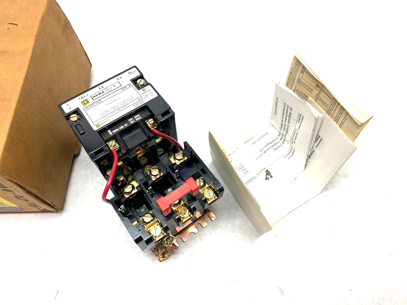 Schneider Square D 8536SCO3V02S Nonreversing NEMA Motor Starter Ser. A 3-Ph - Maverick Industrial Sales