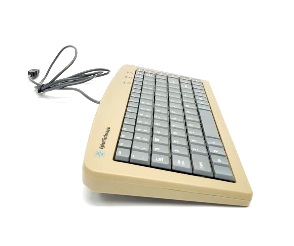 Agilent Technologies Mini USB Keyboard, Beige - Maverick Industrial Sales