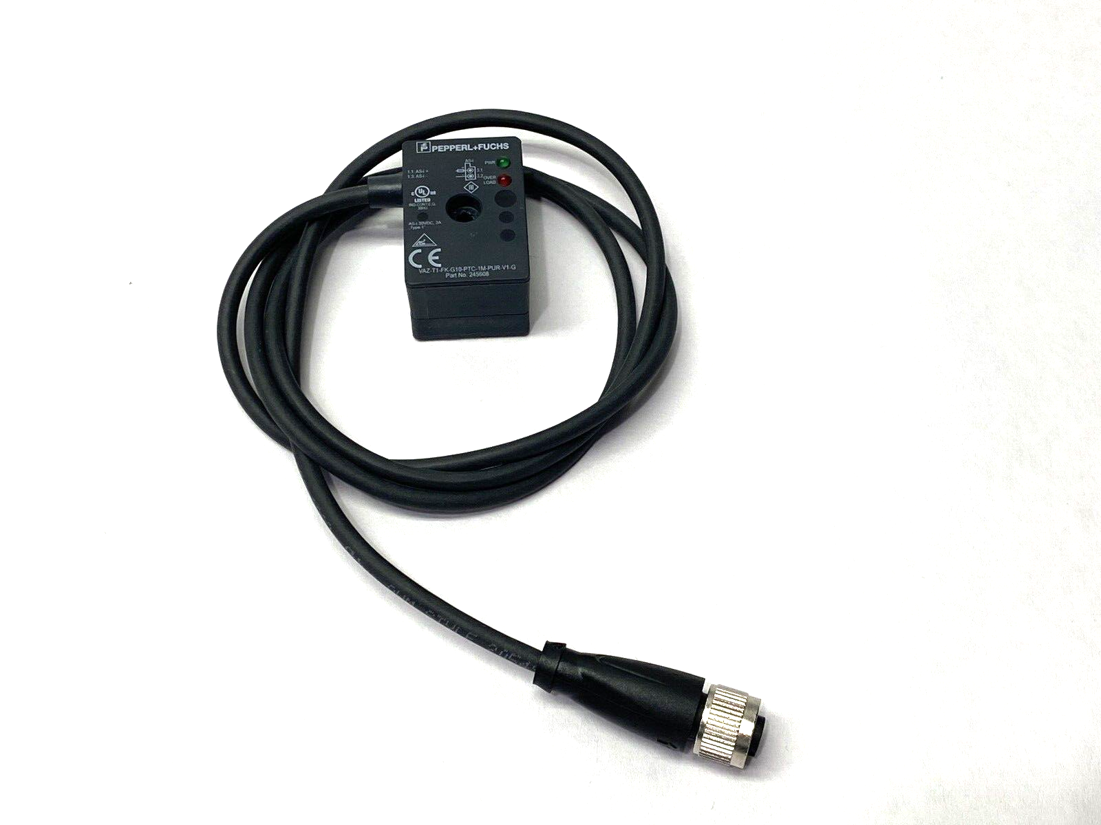 Pepperl+Fuchs VAZ-T1-FK-G10-PTC-1M-PUR-V1-G Splitter Box 245608 MISSING SCREW - Maverick Industrial Sales