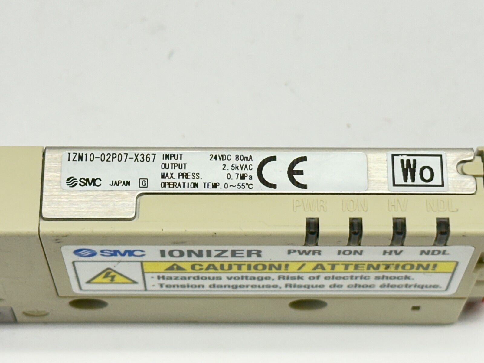 SMC IZN10-02P07-X367 Ionizer Nozzle Type 1/4" Port - Maverick Industrial Sales