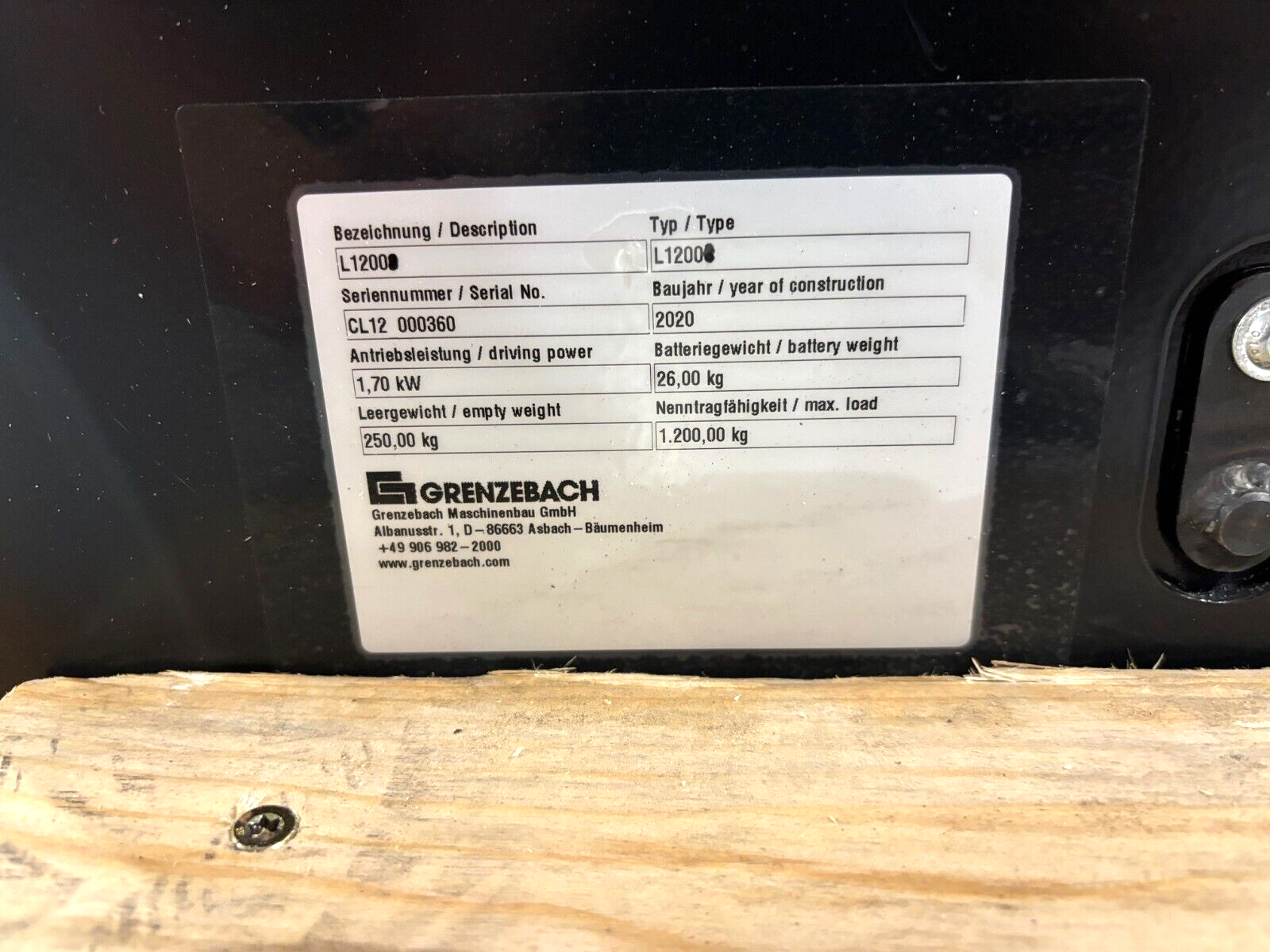L1200 L1200-Li | Grenzebach AGV's, Automated Guided Vehicles (2020) LOT OF 2 - Used - Maverick Industrial Sales