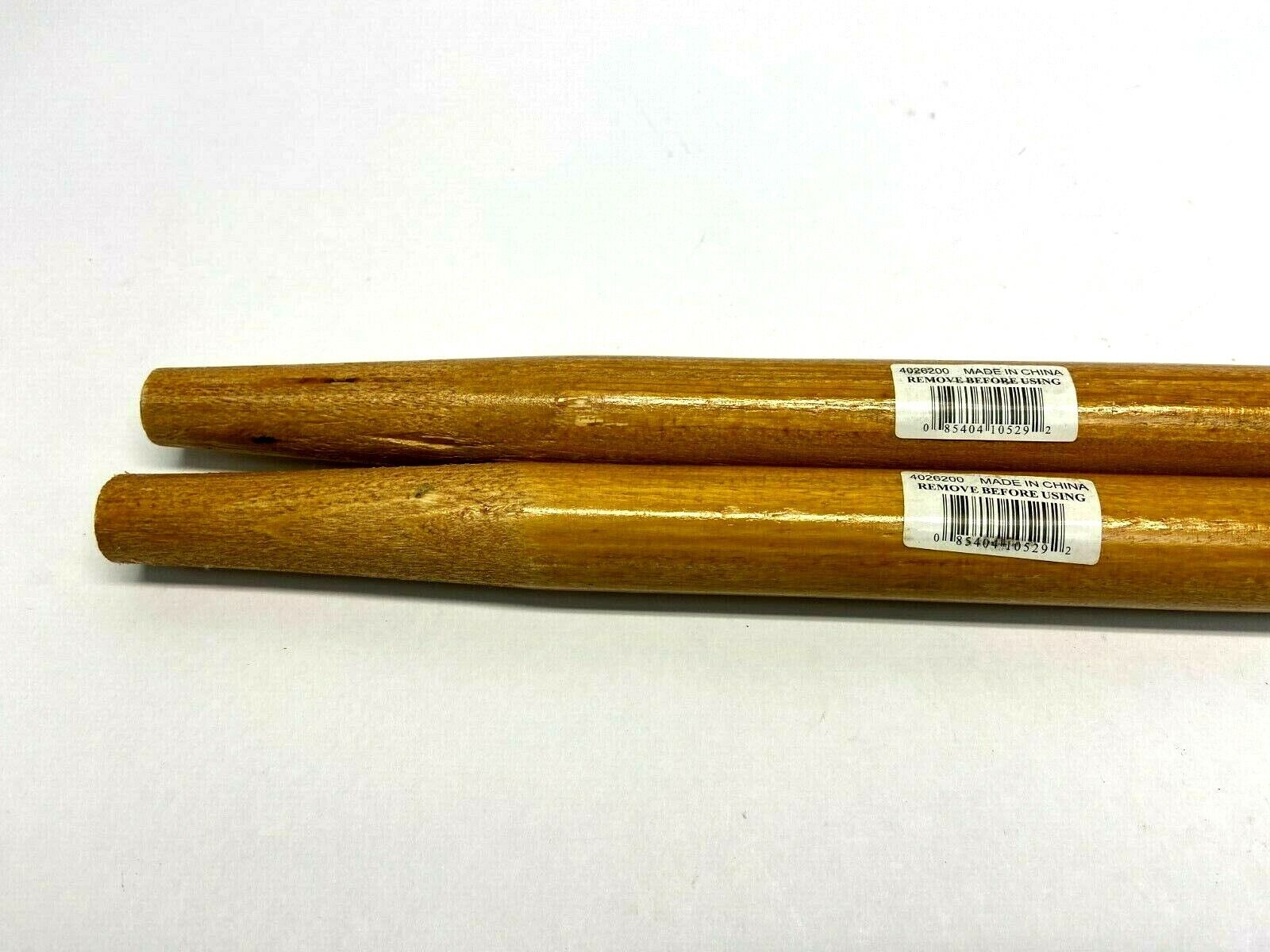 Carlisle 4026200 Flo-Pac Tapered Wood Handle 60" Long x 1-1/8" Diameter LOT OF 2 - Maverick Industrial Sales