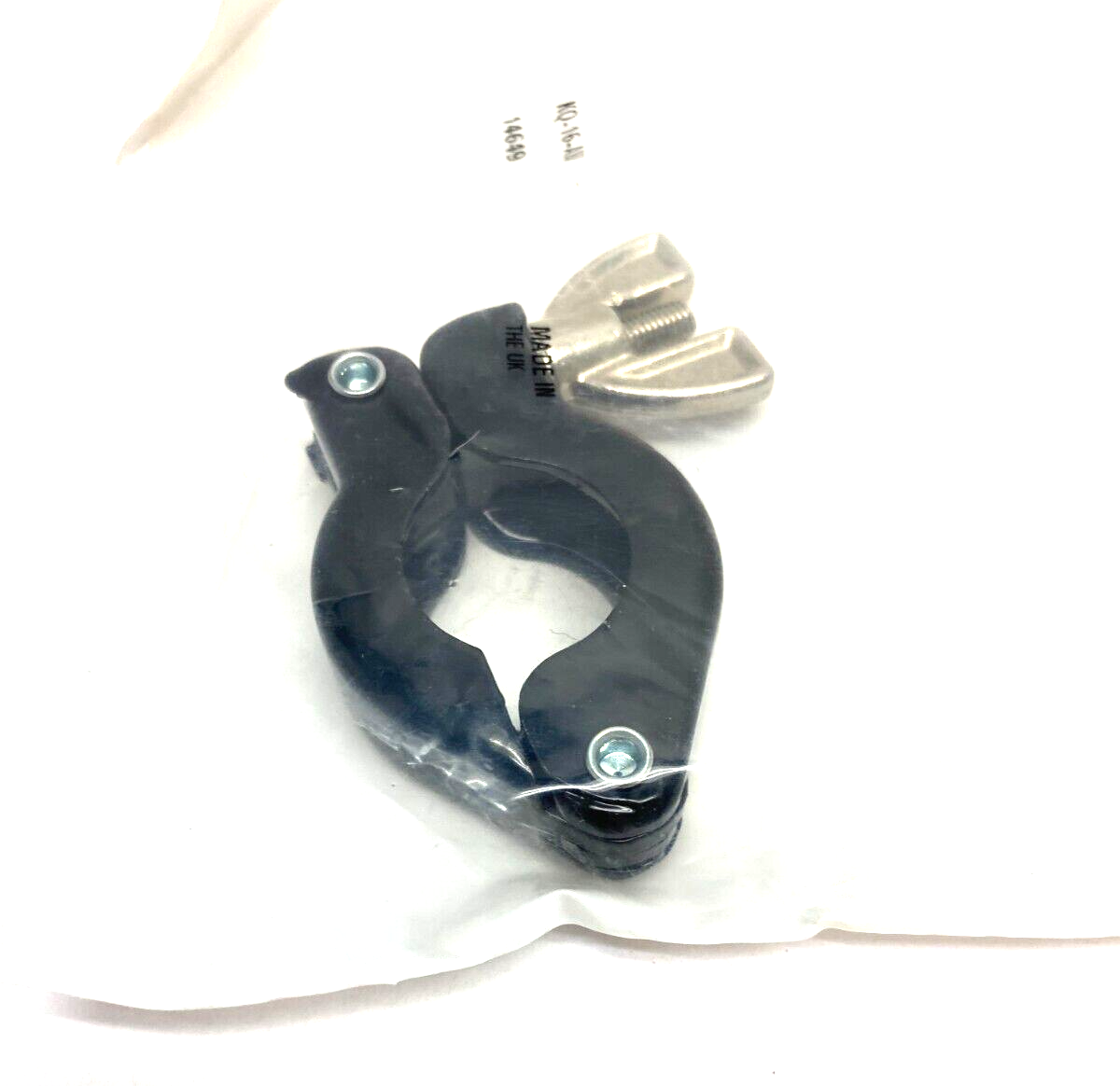 Agilent KQ16AW Wing Nut Quick-Clamp NW10/NW16 Black Finish - Maverick Industrial Sales