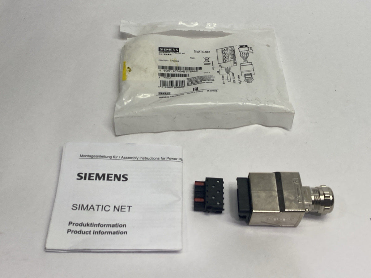 6GK1 907-0AB11-6AA0 | Siemens Power Plug PRO 5-Pole Connector - New – Open box - Maverick Industrial Sales