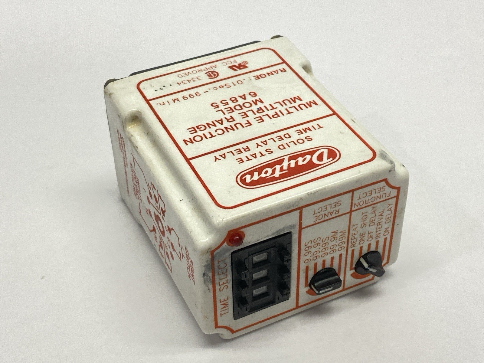 Dayton 6A855 Solid State Time Delay Relay Multifunction 10A 120V - Maverick Industrial Sales