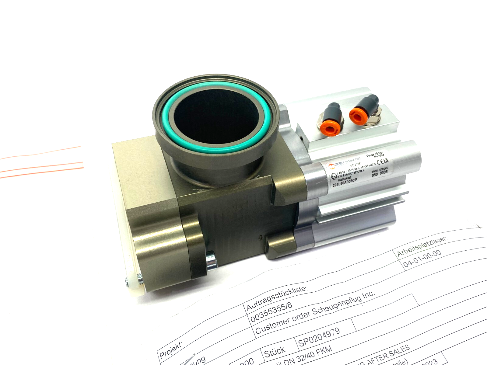 Scheugenpflug SP0204979 Aspiration Valve DN 32/40 FKM - Maverick Industrial Sales