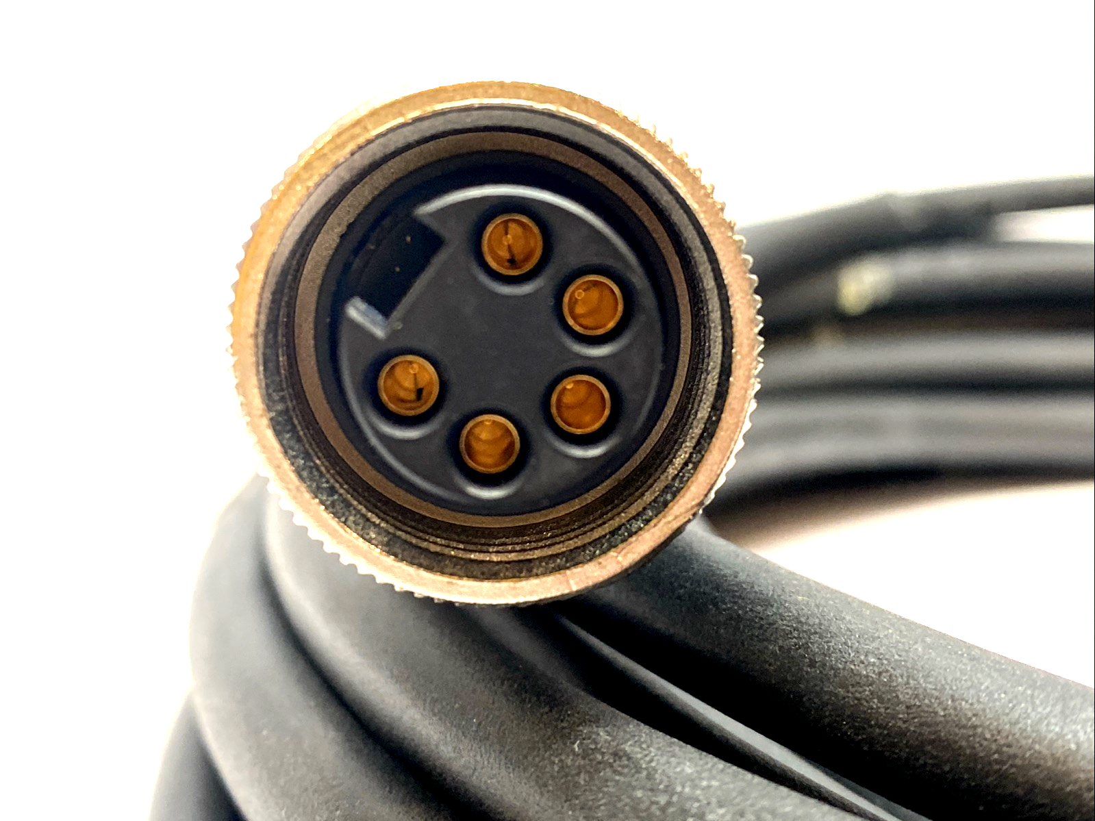 129219-1000 | Weidmuller M12 5-Pin Sensor Cable X m PUR - IP67 Shielded 24ft - New – Open box - Maverick Industrial Sales