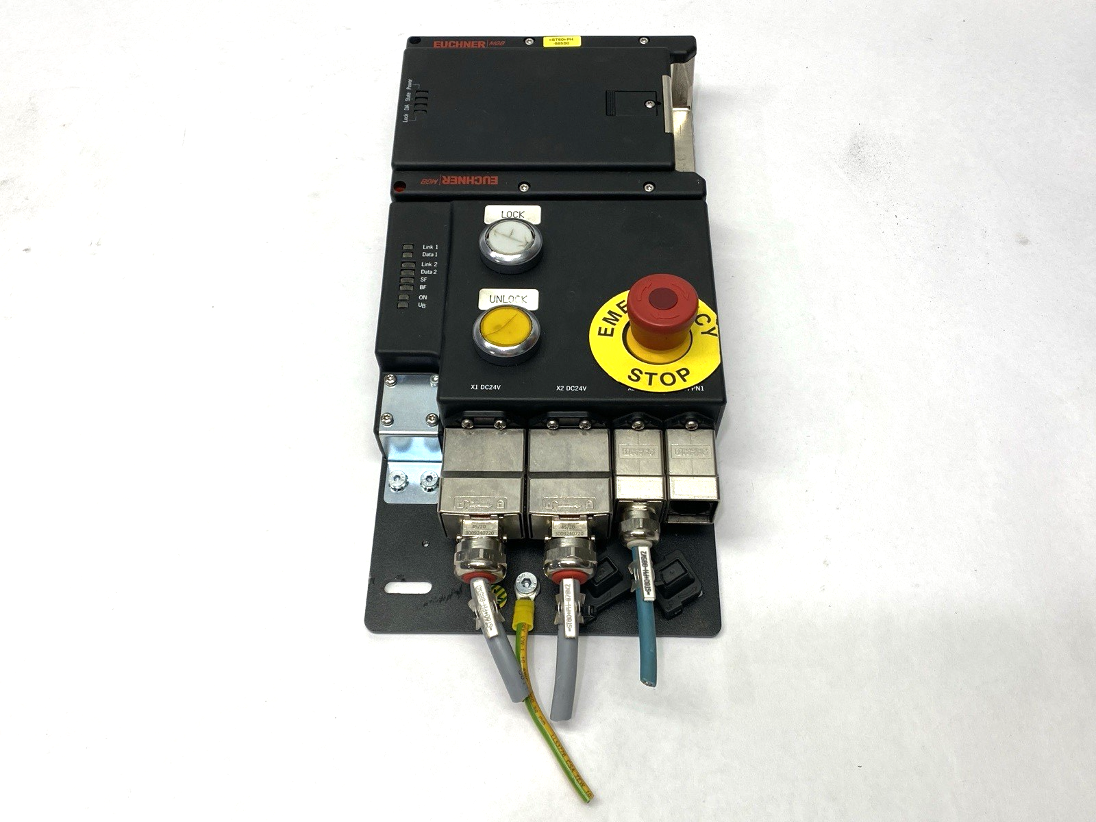 MGB-L1B-PNA-R-121851 | Euchner Multifunction Gate Box 121851 DAMAGED BUTTONS - Used - Maverick Industrial Sales