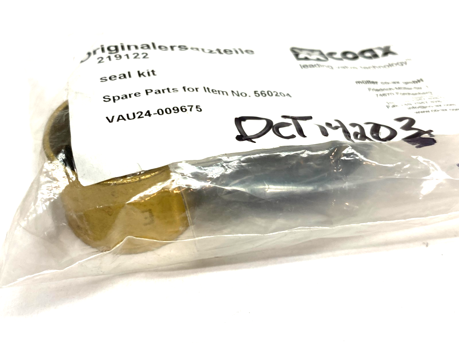VAU24-009675, 219122 | Coax Mueller 219122 Seal Kit, Spare Parts for 560204, VAU24-009675 - New - Maverick Industrial Sales