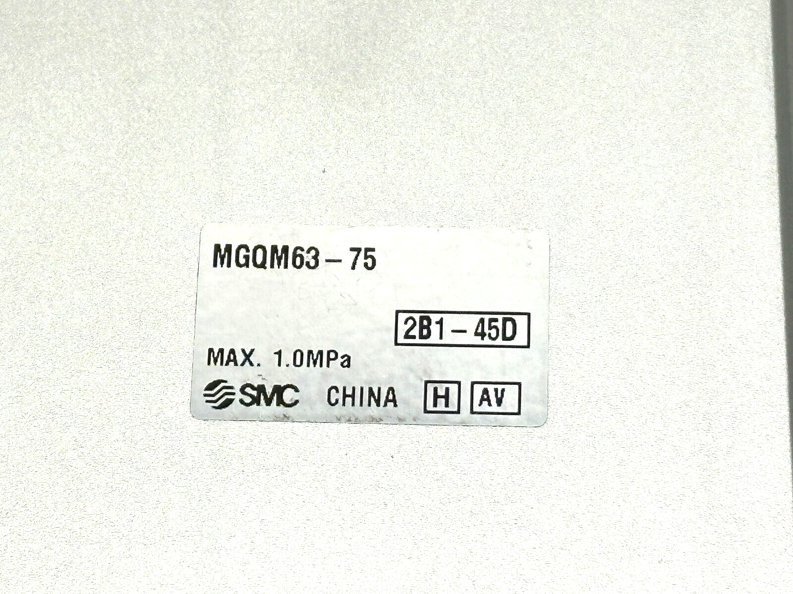 SMC MGQM63-75 MGQ Guided Cylinder w/ Slide Bearing 63mm Bore 75mm Stroke - Maverick Industrial Sales