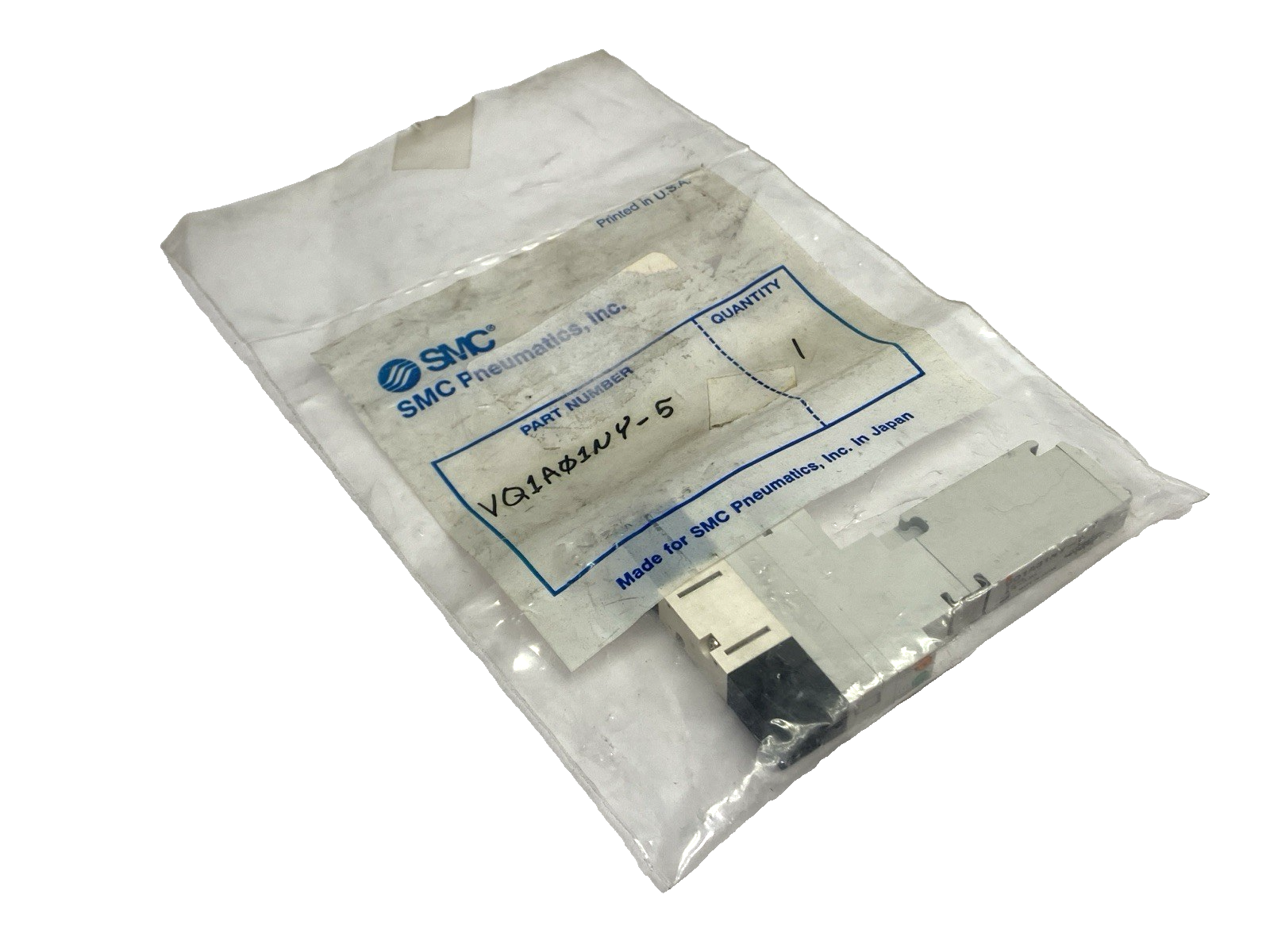SMC VQ1A01NY-5 Solenoid Valve - Maverick Industrial Sales