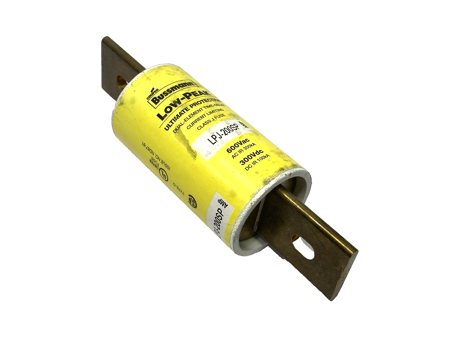 LPJ-200SP | Cooper Bussmann Low-Peak Time Delay Fuse Class J 600VAC 200A - New – Open box - Maverick Industrial Sales