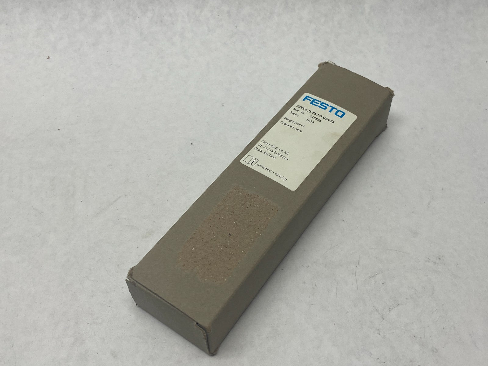 Festo VUVS-L25-B52-D-G14-F8 Solenoid Valve 5/2, Bistable 575516 - Maverick Industrial Sales