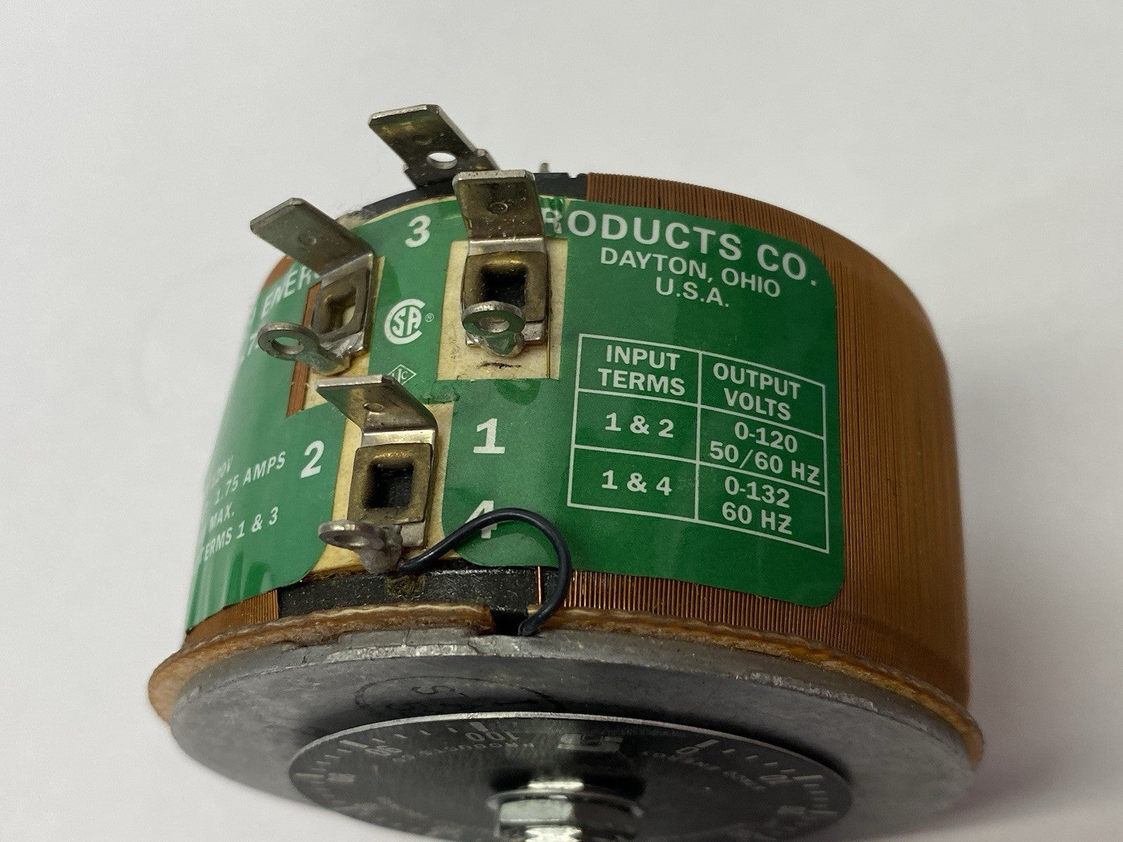 171 | Staco Energy Type Variable Control Transformer 120V Input, 1.75A Output - New – Open box - Maverick Industrial Sales