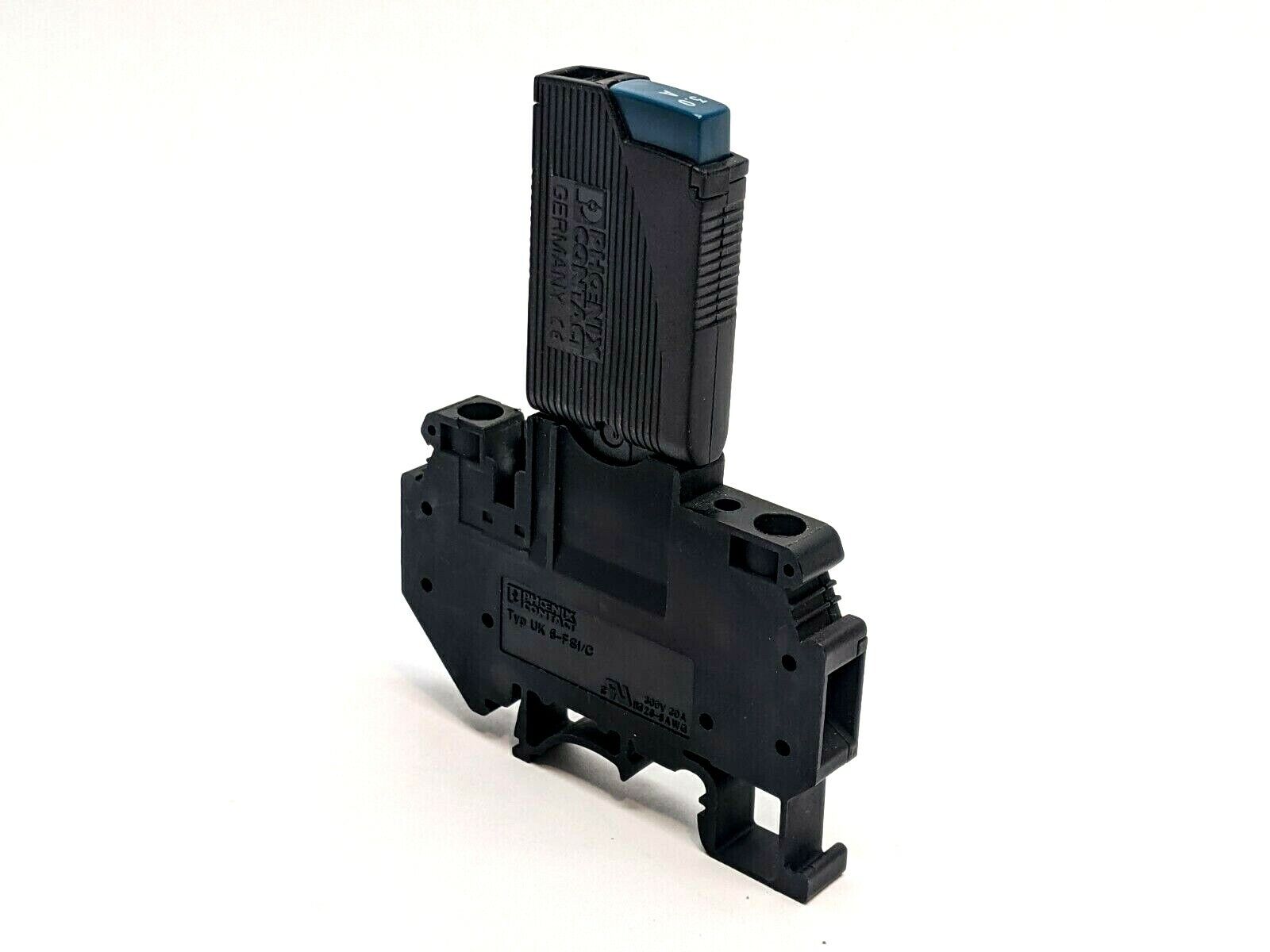 Phoenix Contact TCP 3.0A Thermal Device Circuit Breaker w/ UK 6-FSI/C Base - Maverick Industrial Sales