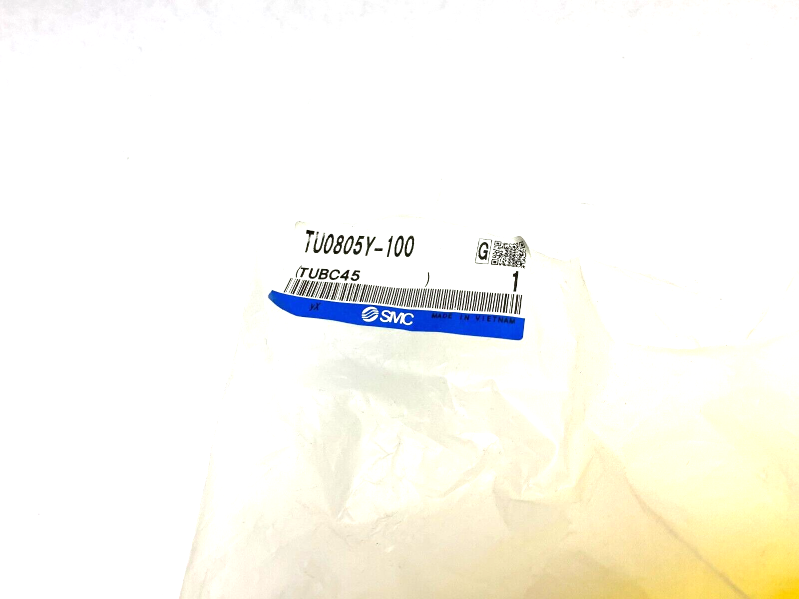 SMC TU0805Y-100 Polyurethane Tubing Yellow 8mm PKG OF ABOUT 100 FOOT - Maverick Industrial Sales