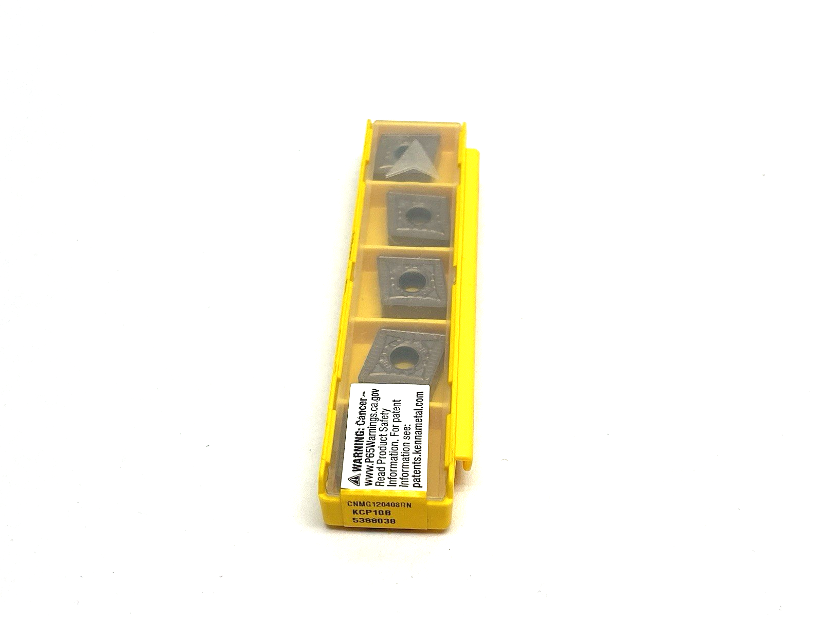 5388038 | Kennametal Kenloc™ CNMG Insert Negative RN, CNMG120408RN PKG OF 5 - New - Maverick Industrial Sales