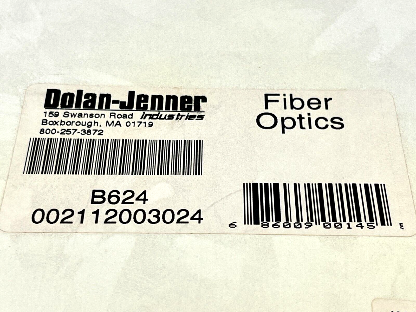 Dolan Jenner B624 002112003024 B6 & Bx6 Glass Fiber Optic Cable 24" - Maverick Industrial Sales