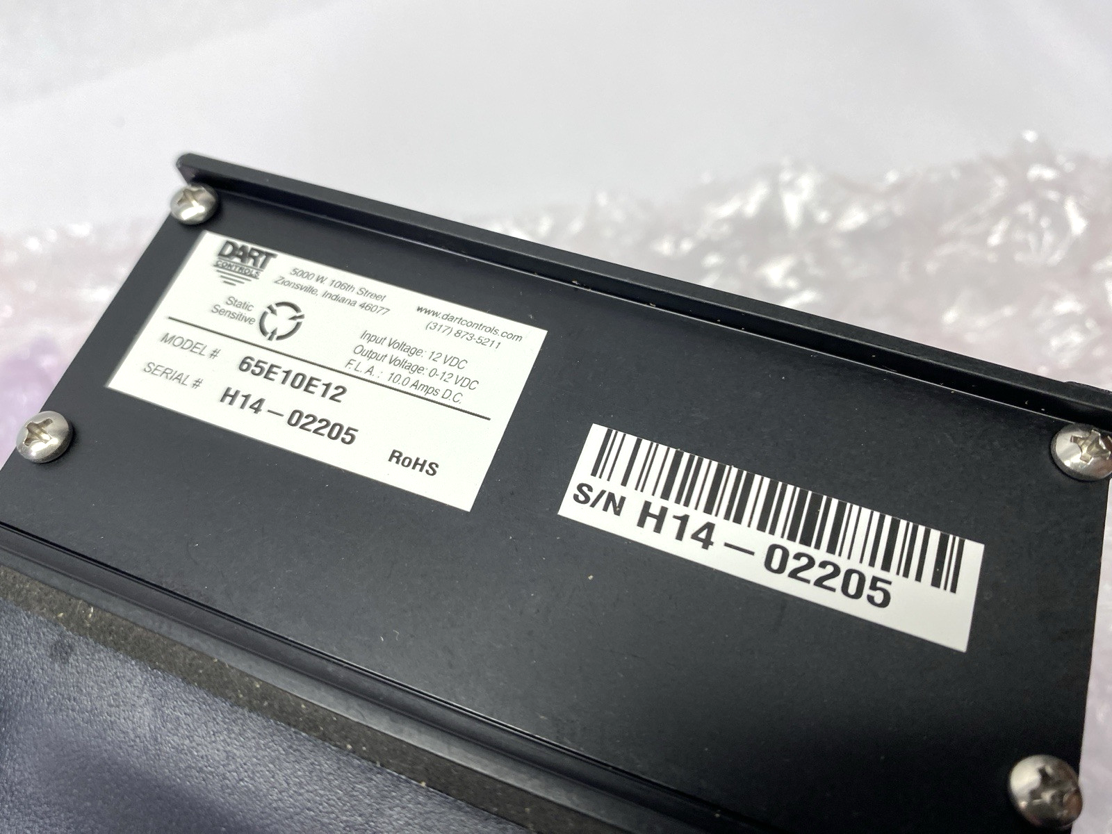 Dart Controls 65E10E12 NEMA 4X Enclosed Pulse Width Modulated Battery Control - Maverick Industrial Sales
