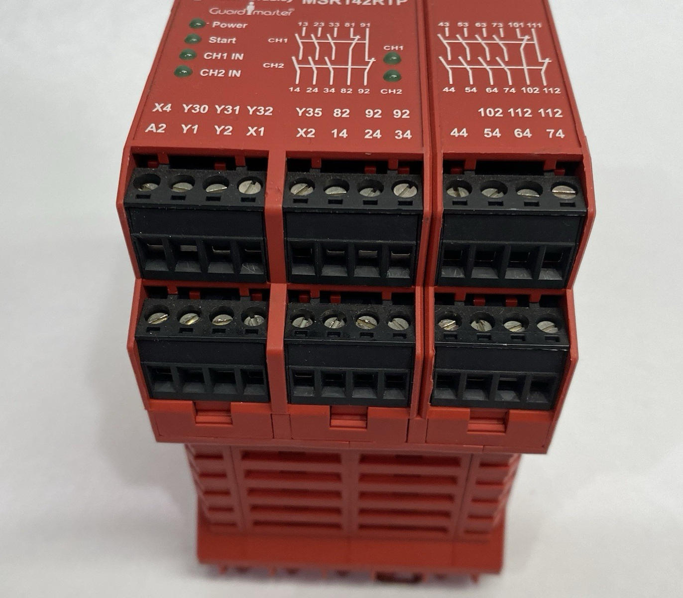 440R-G23216 | Allen Bradley Ser. A Guardmaster MSR142RTP Safety Relay, Auto-reset - Used - Maverick Industrial Sales
