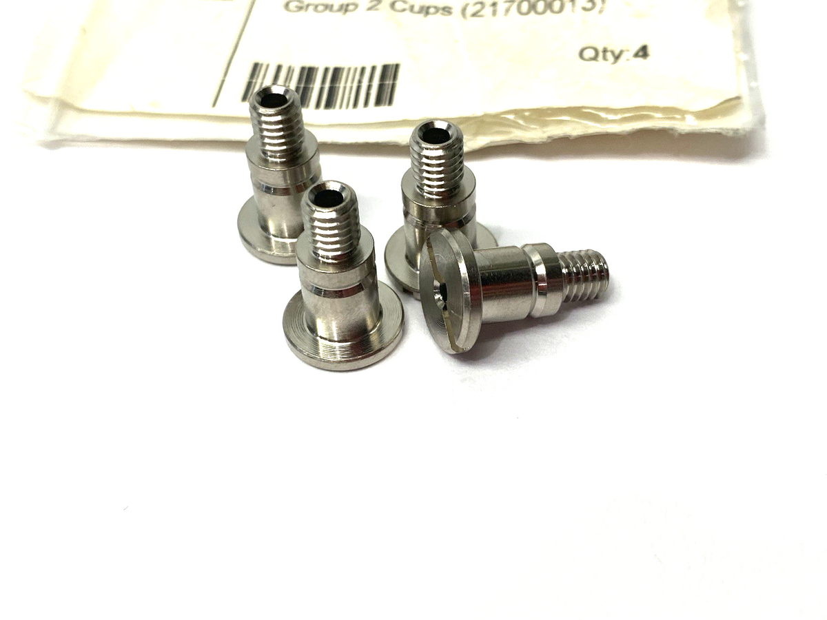 HS6 | Anver Hollow Screw Fitting M6 for Group 2 Cups 4-Pack - New – Open box - Maverick Industrial Sales