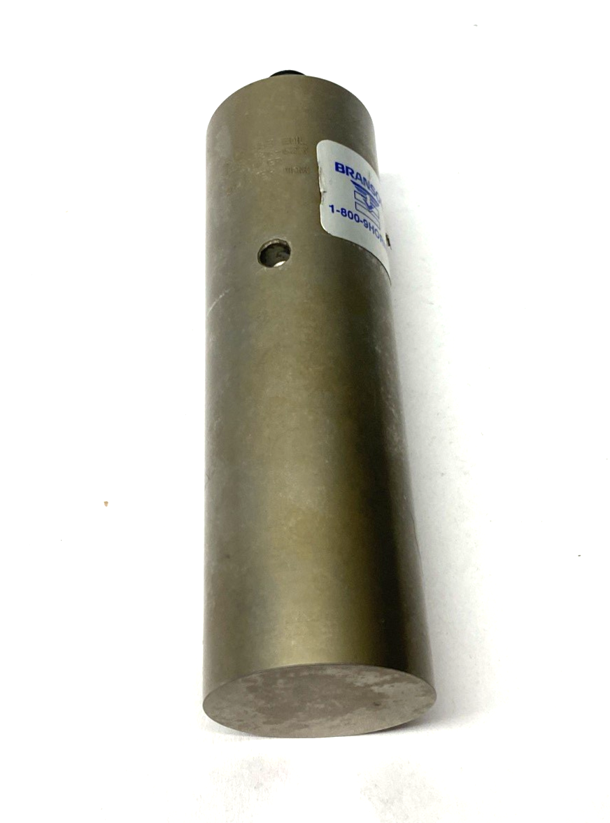 Branson 108-006-623 Ultrasonic Horn Silver Booster 1-1/2” Diameter, Solid - Maverick Industrial Sales