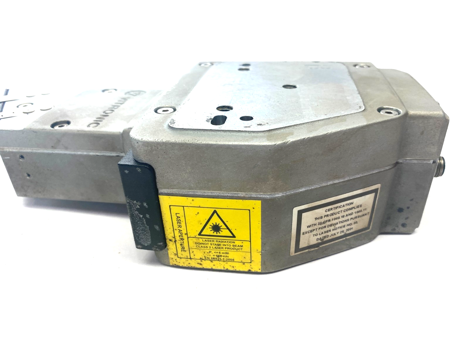 Vitronic 123743 Laser Head Unit 24VDC 0,7A Rev. 005 BROKEN PINS ON CONNECTOR - Maverick Industrial Sales