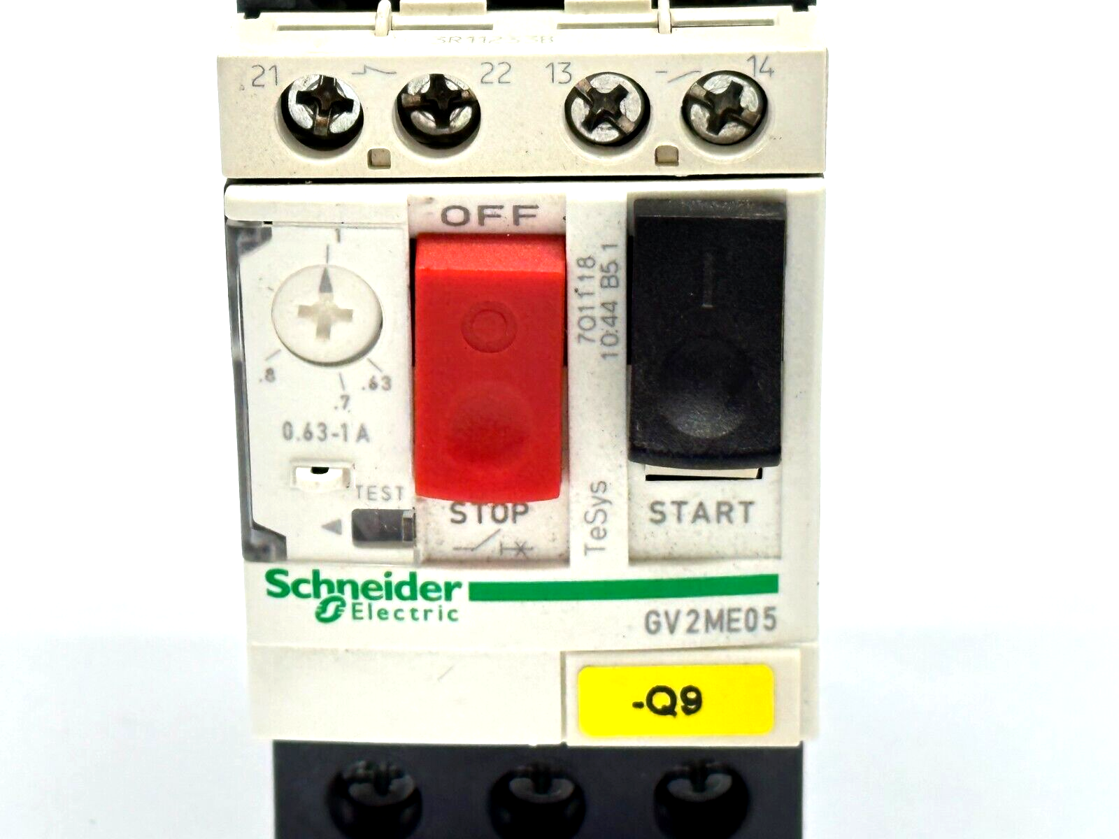 GV2ME05 | Schneider Electric Motor Circuit Breaker 0.63-1A 3P - Used - Maverick Industrial Sales