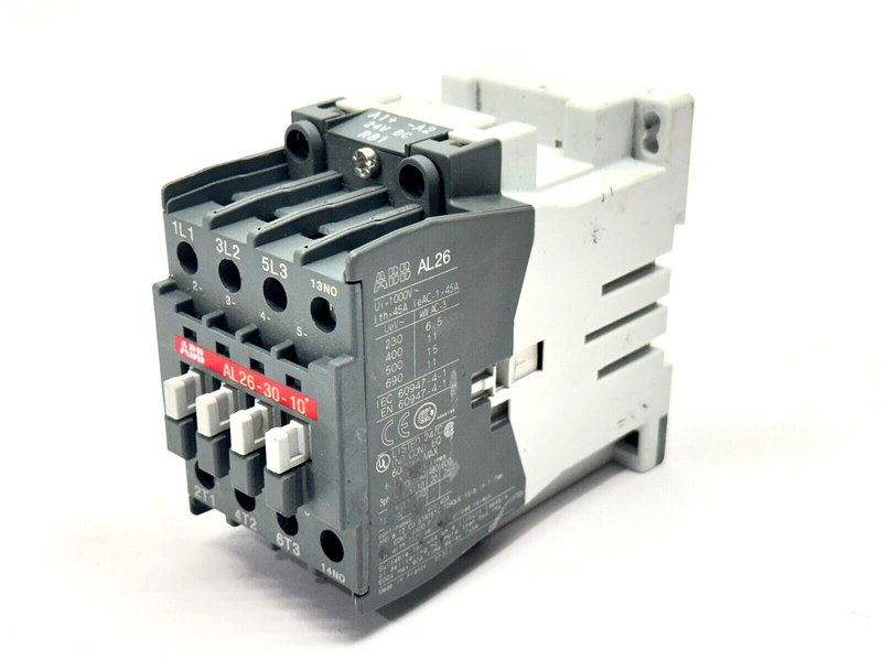 ABB ASL26-30-10 AL26 Contactor 3P 45A 690V 24VDC Coil - Maverick Industrial Sales